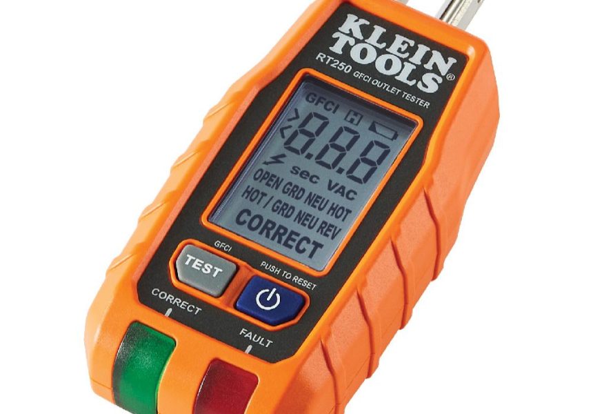 Klein Tools® Launches GFCI Receptacle Tester with LCD