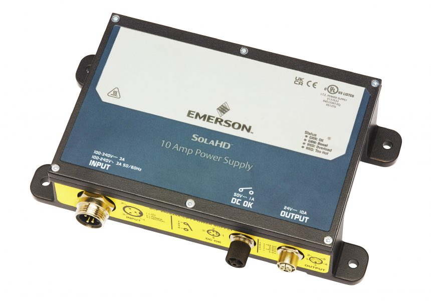 Emerson Launches Stand-Alone Power Supply with L-Code Connections for Higher Current Output