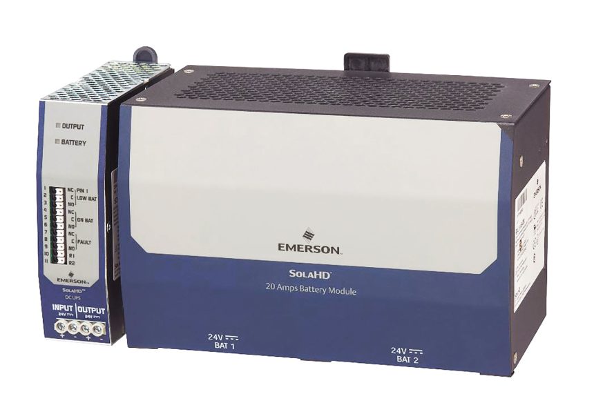 Emerson Introduces Long-Life 240W and 480W DIN Rail Mounted Uninterrupted Power Supplies