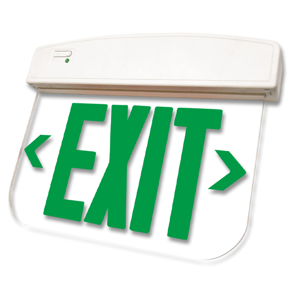 New Thermoplastic Edge-lit Exit from Barron Lighting Group