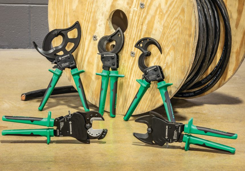 Greenlee® Introduces High-Performance Ratchet Cable and ACSR Cutters