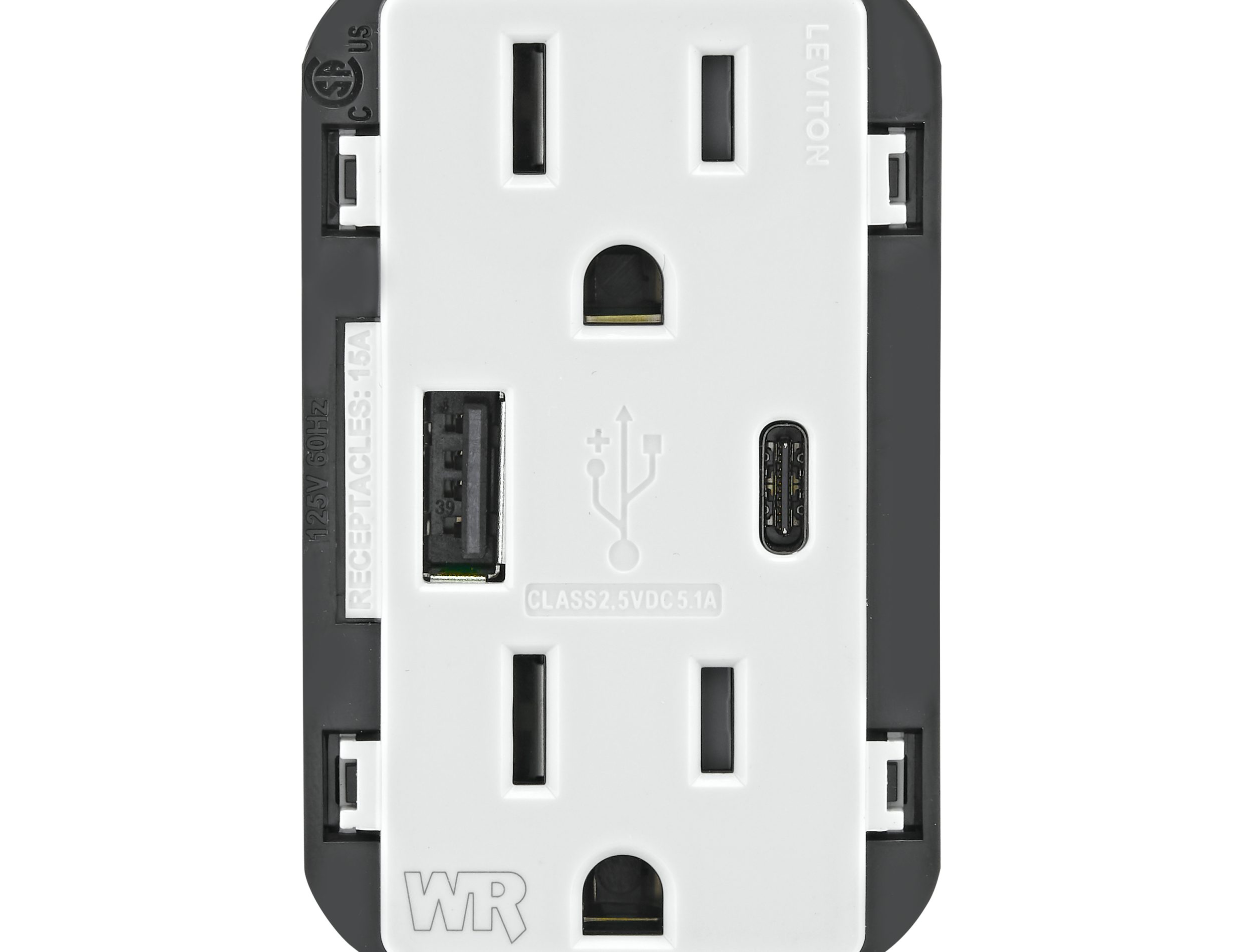 Leviton Introduces New Type Ac Usb Weather Resistant Chargerreceptacle Electrical Products 4163