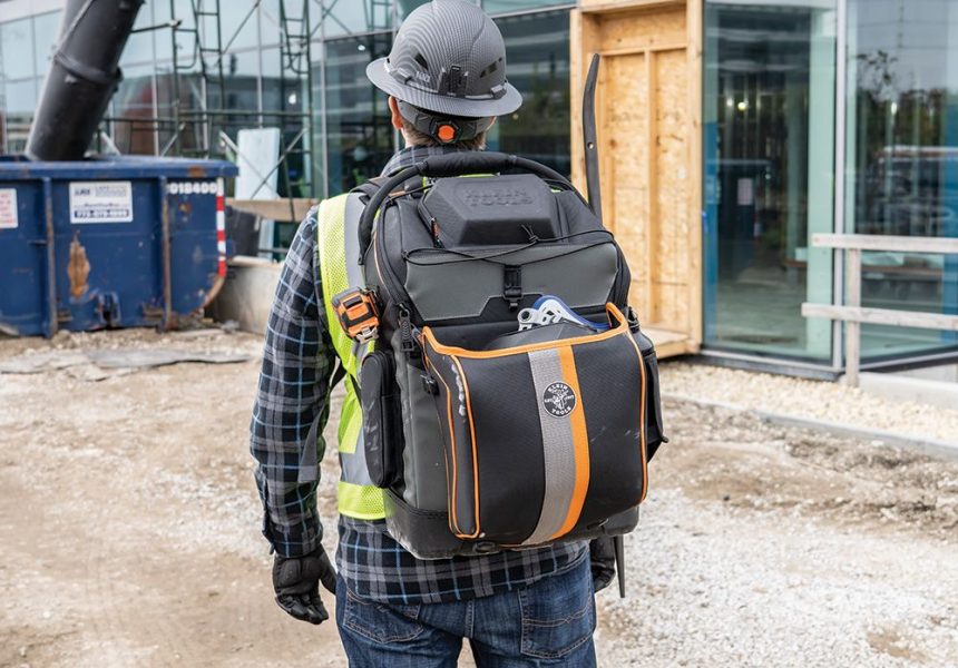 Flame Resistant Backpack from Klein Tools® Designed Specifically for Ironworkers and Welders