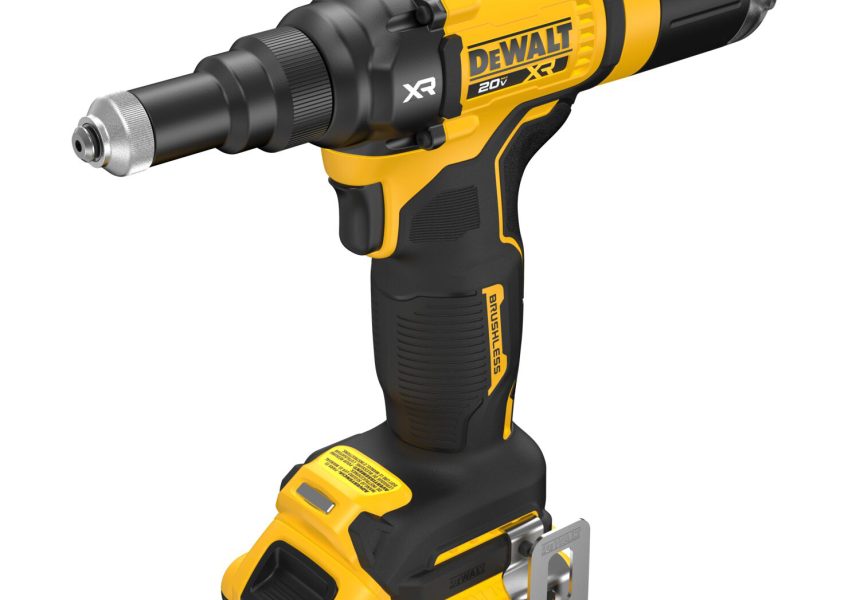 DEWALT Expands Trades Solutions with New 20V MAX XR® Brushless Cordless 3/16 in. and 1/4 in. Rivet Tools