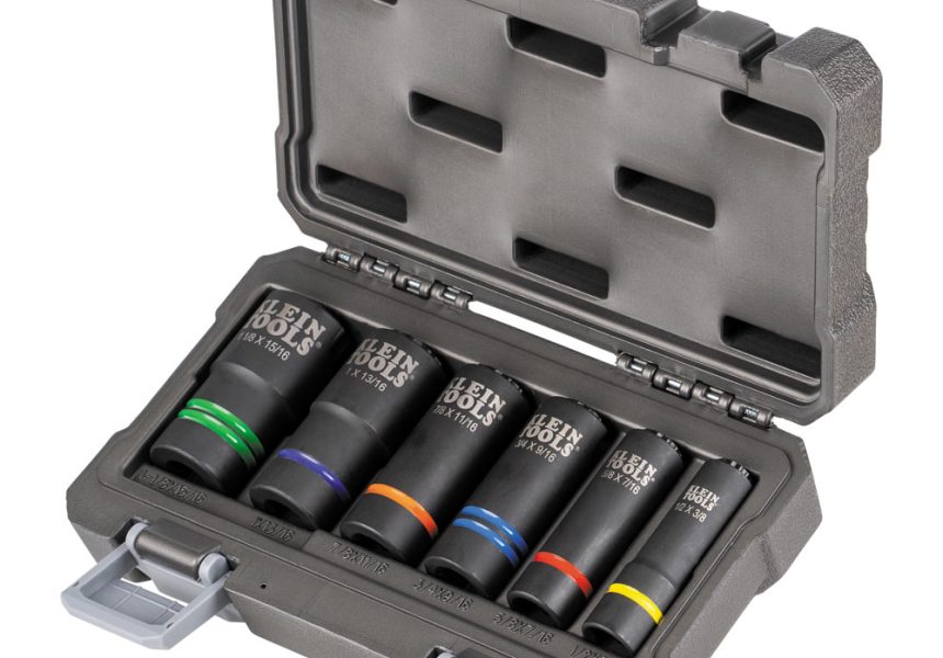 Klein Tools® Introduces New Slotted Impact Socket Set with Most Commonly Used Sizes