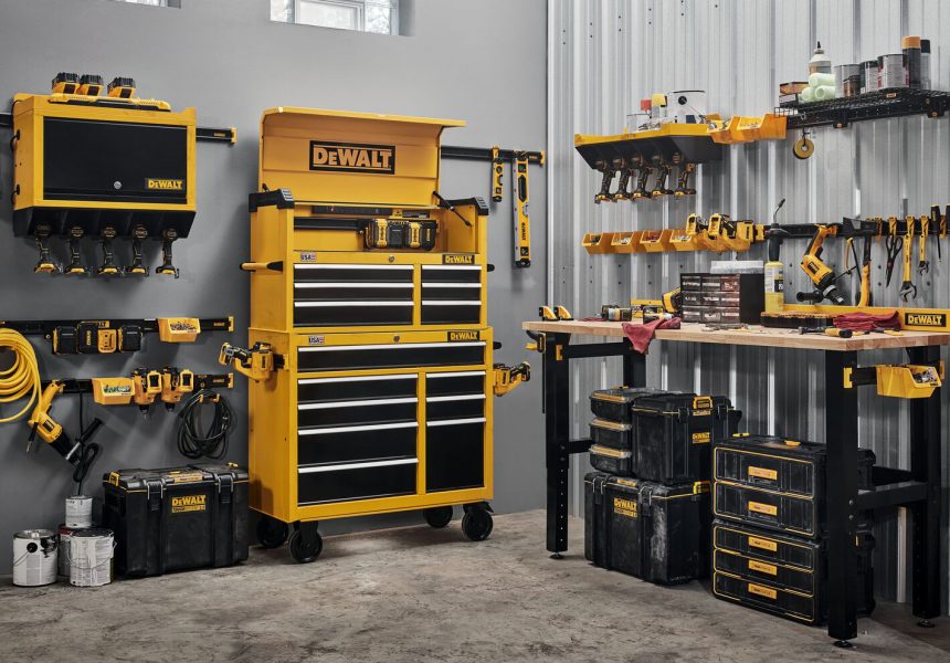Optimize Your Workspace with the New DEWALT® Metal Workshop Storage System