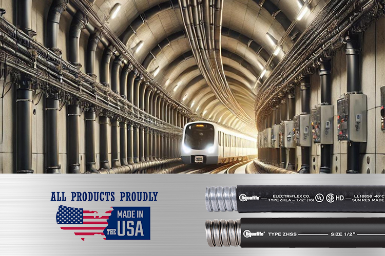 Liquatite® Zero-Halogen Conduit for Rail, Transit, and Infrastructure Installations