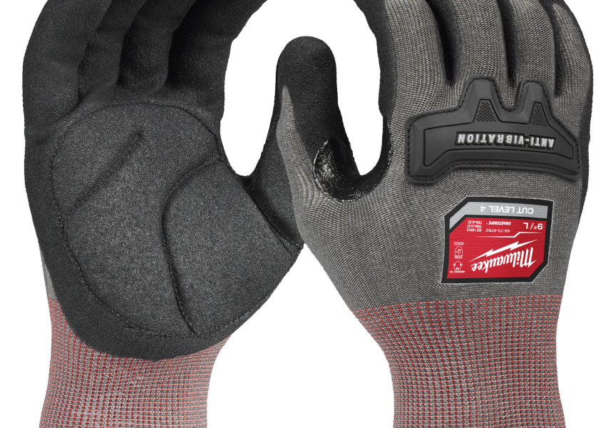 Milwaukee Tool Advances Jobsite Safety with New Durable Anti-Vibration Gloves