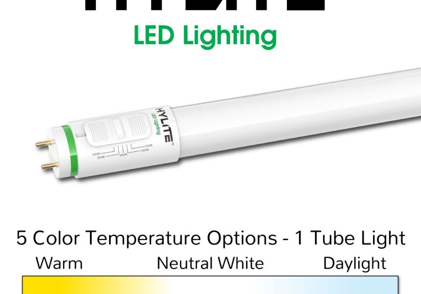 New HyLite LED 18W Multi-CCT Tube Light