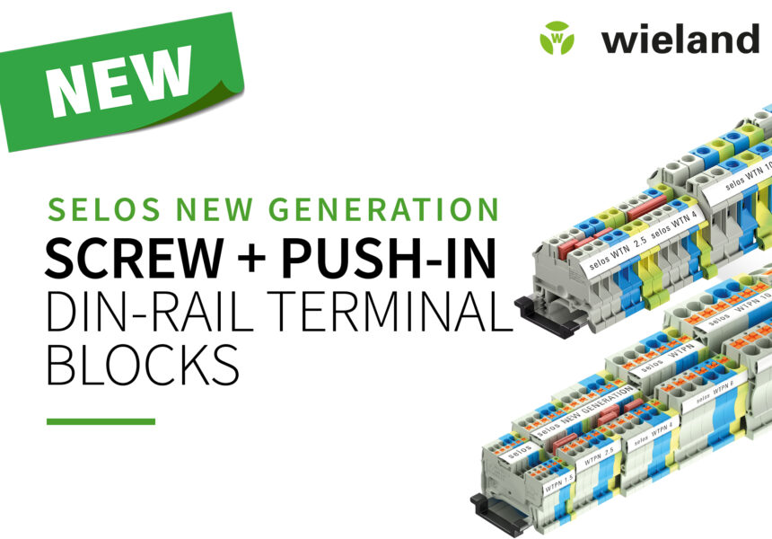 Wieland Electric Introduces selos® NEW GENERATION – New Portfolio of DIN-Rail Terminal Blocks