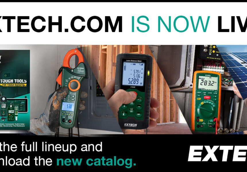 Newly Launched Extech.com Website Brings the Full Extech Lineup to a Dedicated Online Home