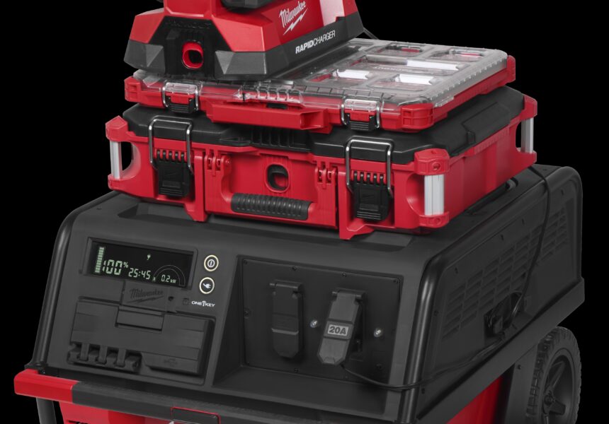 No Gas. No Hassles. Power Anywhere: Milwaukee Tool Introduces ROLL-ON™ 7200W/3600W 6.0kWh Power Supply
