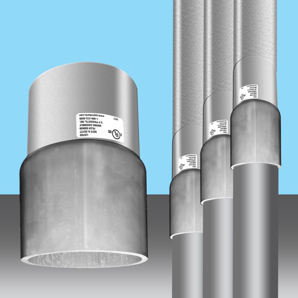SP Products IP3g PVC bell to rigid galvanized conduit transition coupling